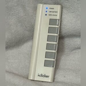 iClicker 1st Generation Student Response Classroom Remote White